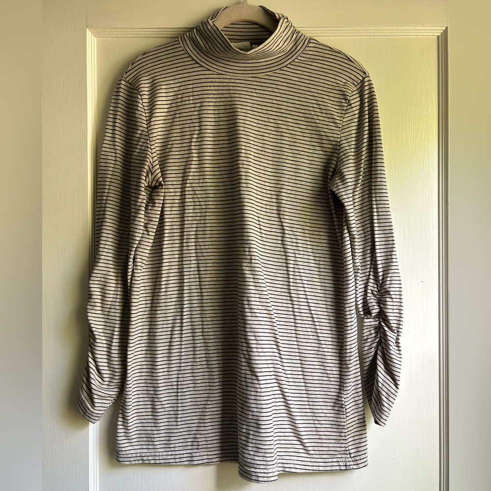 Simple by Suzanne Betro Cotton Long Sleeved Top